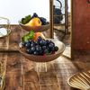 HOME DECO FACTORY, KA0496, Fruit Bowl on Foot in Amber Glass, elegant and Versatile Design, ideal for Fruits and Salads, Capacity 11L, Easy to Maintain, Size 11L, orange Color Bild 5