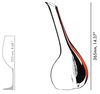 Riedel DEKANTER BLACK TIE TOUCH STRIPE ROT 1 Stück 200900302 Bild 5