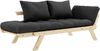 KARUP DESIGN BEBOP Futonsofa Gestell Natur Matratze Dunkelgrau Bild 2