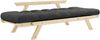 KARUP DESIGN BEBOP Futonsofa Gestell Natur Matratze Dunkelgrau Bild 3