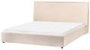 Wasserbett Bouclé LAVAUR 160 x 200 cm Beige Bild 4