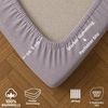 EXKLUSIV HEIMTEXTIL Jersey Spannbettlaken 140 x 200 cm Flieder 100% Baumwolle Öko - Tex Zertifiziert Bed-Sheet Bettlaken Spannbetttuch Bild 4