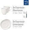 Villeroy & Boch For Me Espressotasse mit Untertasse 70 ml 2er Set Bild 3