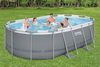 Bestway 56620 Steel Steel Pro MAX™ Frame Pool Set mit Filterpumpe 427 x 250 x 100 cm , grau, oval Bild 2
