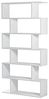 Dmora - Mehrzweckschrank Alisso, Linearschrank mit 2 Flügeltüren, Kleiderschrank mit 4 verstellbaren Einlegeböden, Modernes Schuhregal, 100% Made in Italy, Cm 90x45h195, Eiche und Weiß Bild 3