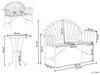 Beliani 'CAVINIA' Bistro Set CAVINIA, Metall Rosa Bild 3