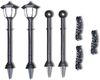 2x LED Lampe Solarleuchte Außenlampe Gartenleuchte Laterne 40868 Bild 4