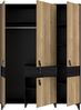Kleiderschrank LYA 4-trg. 1 Schublade Optik: Mauvella / Cabezone Eiche Bild 5