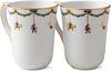Becher Set - 330 ml - 2 Stück Star Fluted Christmas Royal Copenhagen Becher - Mikrowelle geeignet, Spülmaschinenfest Bild 2