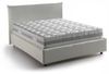 Talamo Italia - Doppelbett Creta, Bettkasten mit Stoffbezug, 100% Made in Italy, Öffnung vorne, inklusive Matratze 120x190 cm, Beige Bild 3
