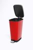 Kiss Kis Abfallbehälter Chic 45 Liter in rot, Plastik, 29x44. 5x60. 5 cm Bild 2