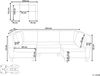 Beliani 'Unstad' Sofa, Grün, Leinenoptik, 72 x 76 x 228 cm, ohne Ottomane, U-Form Bild 3