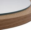 MCA Spiegel HWC-P55, Wandspiegel Garderobenspiegel Flurspiegel, Massiv-Holz Glas 40cm, Eiche Bild 4