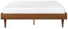 Bett mit LED TOUCY 160 x 200 cm LED Heller Holzfarbton Bild 5