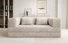 Luxusbetten24 Sofa Designer Sofa Lazy 3 Sitzer, mit Aufklappfunktion und Cordbezug Bild 2