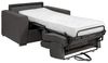 Vente-unique - VIZIR Sessel Stoff Grau - B 95 cm x H 105 cm85 cm x L 127 cm Bild 4