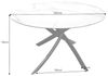 riess-ambiente Esstisch ALPINE 120cm anthrazit/schwarz - rund, Keramik, Beton-Optik, Metall (Einzelartikel, 1-St), mir Sterngestell & Platz für 4 Personen – ideal für Esszimmer & Küche Bild 3