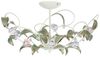 Licht-Erlebnisse Deckenleuchte ROSE, ohne Leuchtmittel, Romantische Deckenlampe Rosa Weiß Floral Blumen Metall Schlafzimmer Bild 3