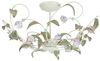 Licht-Erlebnisse Deckenleuchte ROSE, ohne Leuchtmittel, Romantische Deckenlampe Rosa Weiß Floral Blumen Metall Schlafzimmer Bild 2