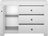 Sideboard Terni Kommode 117x42x85cm silbergrau Bild 4