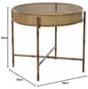 DKD Home Decor Beistelltisch, Metall, Natur, Standard Bild 2