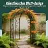 Relaxdays Rosenpavillon aus Metall Bild 2