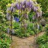 Relaxdays Rosenpavillon aus Metall Bild 5