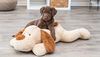 TRIXIE Hundebett Ankuschelhund Benny - beige/braun - 75 cm Bild 4