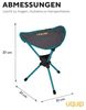 UQUIP Campinghocker Campinghocker Three Sixty Mini 360°, Leichtgewichts Dreibein Hocker 130 kg Bild 3