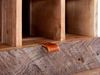 Highboard Altholz massivum Oldwood 80x145x40 cm braun rustikale Holzkommode Weinschrank Küchenschrank Landhausstil Wohnzimmerschrank Bild 4