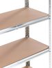 Garagenregal XITTA Metall 150 cm 75 cm Silber Bild 5