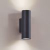 Lindby Wandleuchte Joffrey, Metall, Schwarz IP20, 2 x 10 W LED Bild 2