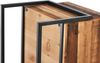 Kobolo Blumentopf Übertopf Pflanztopf - Holz und Metall schwarz Gr1 Bild 5