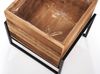 Kobolo Blumentopf Übertopf Pflanztopf - Holz und Metall schwarz Gr1 Bild 3