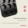 wenco Muffinform 12er – antihaft Backblech / Spülmaschinengeeignet / Karbonstahl – Muffinblech für 12 Muffin – Hitzebeständig bis 220°C, nur wenig Fett oder Butter zum Backen benötigt Bild 4