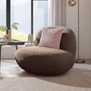 Drehsessel Chris ED Exciting Design Farbe Braun – Moderner Mikrofaser-Sessel mit Nosagfederung Bild 4