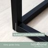 Beistelltisch - Sonoma Eiche / Metall - 64 x 25 x 67cm Bild 5
