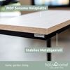 Beistelltisch - Sonoma Eiche / Metall - 64 x 25 x 67cm Bild 4