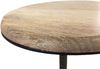 Soma Drehhocker Barhocker Hocker Drehstuhl höhenverstellbar Liverpool Holz Metall-Gestell schwarz (BxHxL) 34 x 75 x 34 cm schwarz matt - tabacco Bild 5
