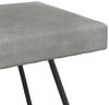 vidaXL Bank Uni Hellgrau 80 x 40 x 45 cm Samt 42038329 Bild 5