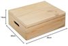 KESPER® Organizer, Aufbewahrungsbox, FSC®-zertifiziertes Kiefernholz, mit Klapttdeckel Bild 2