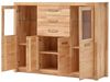 Lomadox Highboard FOSSANO-06, inkl. LED-Beleuchtung, Kernbuche massiv geölt, keilverzinkt, Echtholz Bild 3