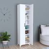 Beistellschrank Strömsund 177,5x48,5x32 cm Weiß [en. casa] Bild 4