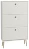 ebuy24 Schuhschrank Softline Schuhschrank 3 Klaptüren Weiß. Bild 4