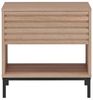 loft24 Nachtschrank Cecilie Nachttisch mit Schublade, Metallgestell Bild 4