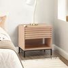 loft24 Nachtschrank Cecilie Nachttisch mit Schublade, Metallgestell Bild 2