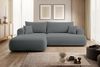 Selsey Sofa Ecksofa Eckcouch Schlafsofa Couch Mit Stauraum Schlaffunktion Pflegeleicht Polyurethanschaum L Form Links OVO Hellbeige Veloursoptik Castel Bild 2