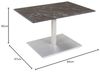 Funktionstisch Cayla 90x60x47 höhenverstellbar Perlsilber/Keramik 16211 Bild 2