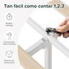 Zinus Platform, Steel, Off White, 150x190 cm Bild 5