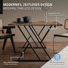 ML-DESIGN Tischbein 2er Set Tischgestell Tischkufen Möbelfüße aus Stahl Industriedesign, Kufengestell X-Form Schwarz für Esstisch/Schreibtisch DIY-Projekte Bild 3